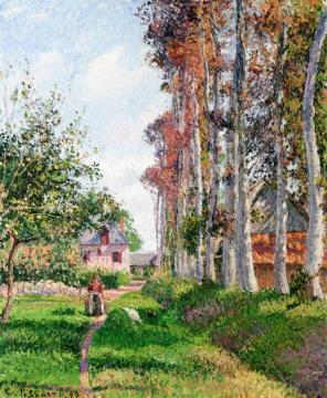 The Orchard Of The D'ango Manor, Varengeville, Morning Artwork by Camille Pissarro