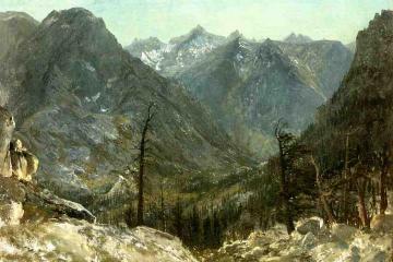 The Sierra Nevadas Artwork by Albert Bierstadt