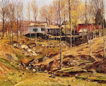 Landscape with Houses Artwork by George Gardner Symons