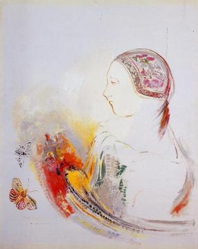 Profile of a Child Artwork by Odilon Redon