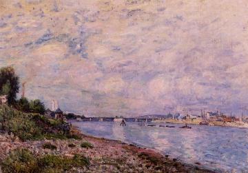 Bougival Artwork by Alfred Sisley