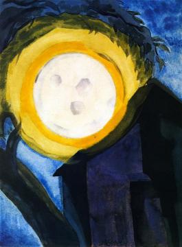 June Moon Artwork by Oscar Bluemner