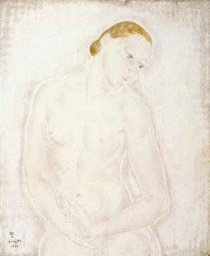 Female Nude Artwork by Tsuguharu Foujita
