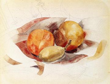 Peaches and Fig Artwork by Charles Demuth