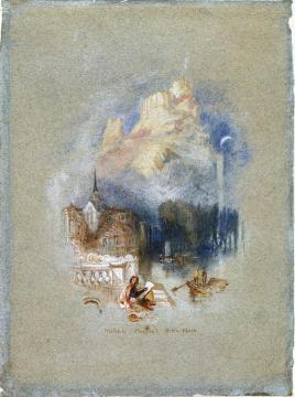 Nicholas Poussin's Birthplace Artwork by Joseph Mallord William Turner