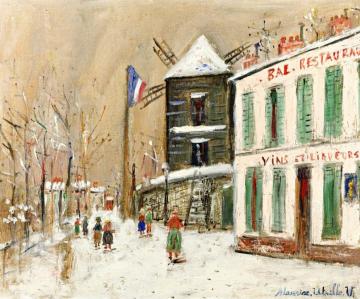 Montmartre Artwork by Maurice Utrillo