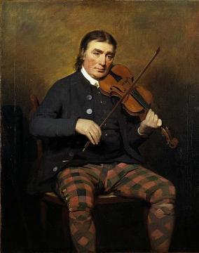 Niel Gow (1727-1807), Violinist And Composer Artwork by Henry Raeburn
