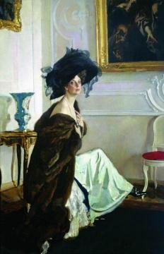 Portrait of Princess O. K. Orlova Artwork by Valentin Serov