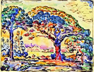 Bay of Saint-Tropez Artwork by Paul Signac