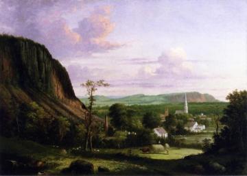 View of Westville Artwork by George Henry Durrie