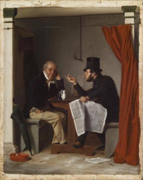 Politics In An Oysterhouse Artwork by Richard Caton Woodville