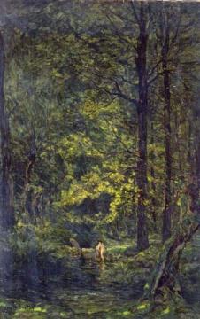 Sous-bois Artwork by Emile Breton