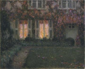 Autumn Twilight Artwork by Henri Le Sidaner