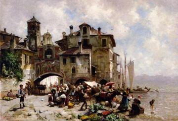 Lake Maggiore, Italy Artwork by Alfred Wordsworth Thompson