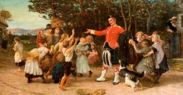 The Highland Laddies' Return Artwork by Phillip Richard Morris