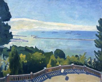The Terrace at l'Estaque Artwork by Albert Marquet