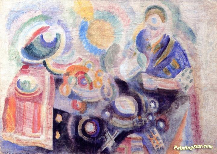 The Pouring Artwork by Robert Delaunay
