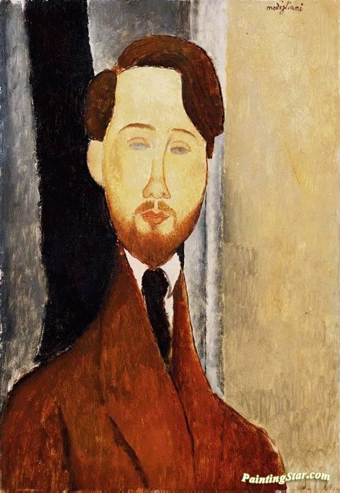 Portrait of Leopold Zborowski Artwork by Amedeo Modigliani