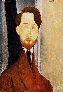 Portrait of Leopold Zborowski Artwork by Amedeo Modigliani