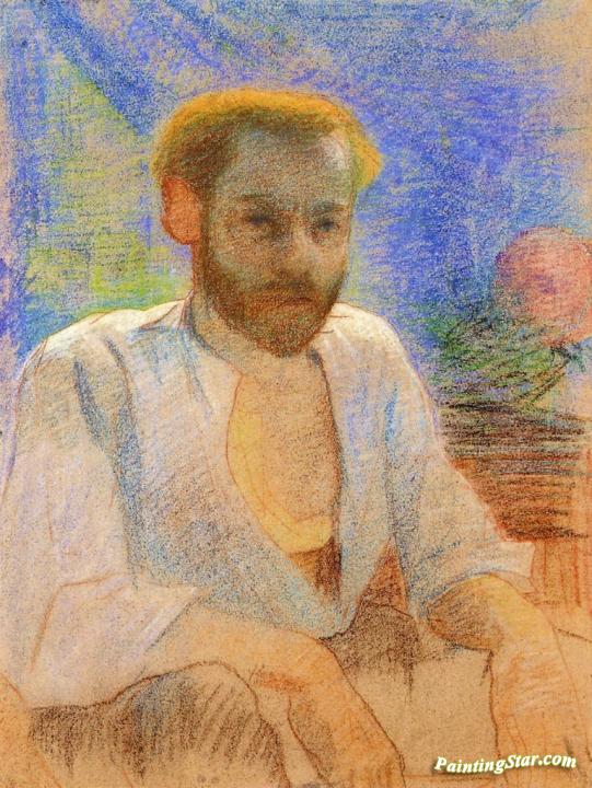 Portrait of Meyer de Haan Artwork by Claude-Emil Schuffenecker