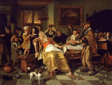 Twelfth Night Artwork by Jan Steen