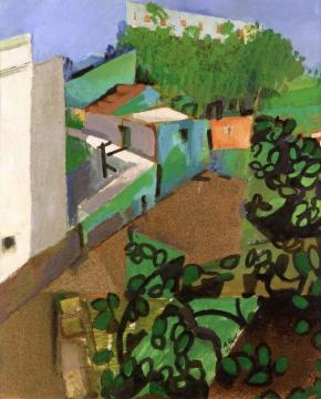 Mediterranean Landscape Artwork by Alfred Reth