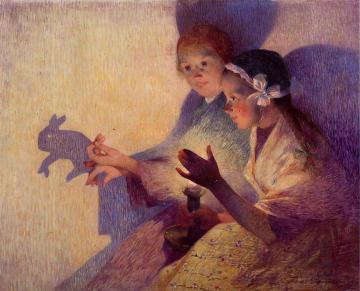 Chinese Shadows, the Rabbit Artwork by Ferdinand du Puigaudeau