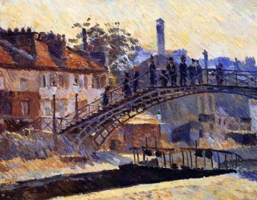 Canal Saint-Martin Artwork by Louis Hayet