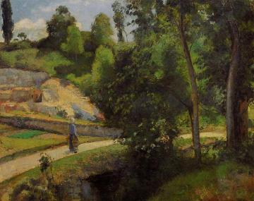 The Quarry, Pontoise Artwork by Camille Pissarro