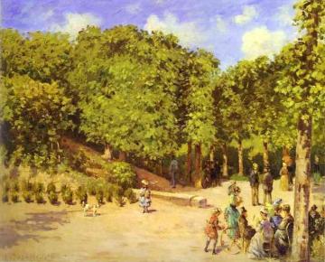 Town Garden in Pontoise Artwork by Camille Pissarro