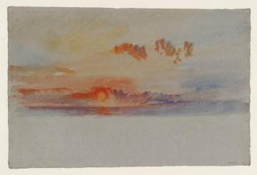 Orange Sunset Artwork by Joseph Mallord William Turner