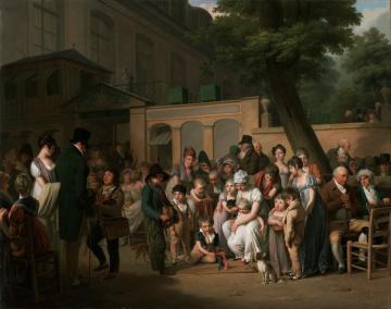 L'entrée Au Jardin Turc Artwork by Louis Leopold Boilly
