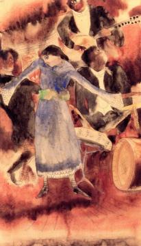 The Jazz Singer Artwork by Charles Demuth