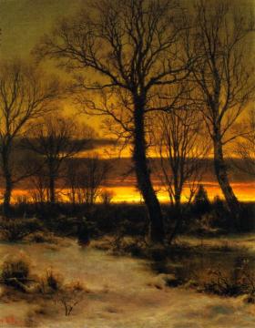 Winter Artwork by Louis Remy Mignot