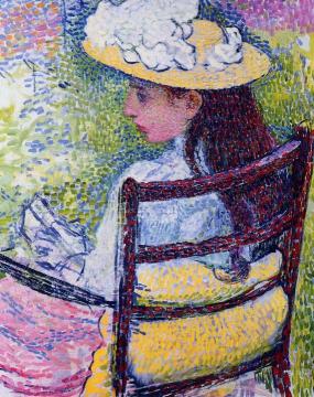 Portrait Of Jeanne Pissarro Artwork by Theo van Rysselberghe