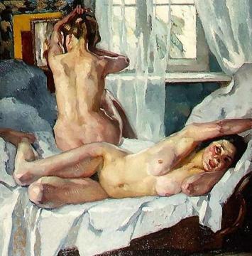 Morning Artwork by Leo Putz