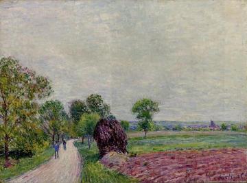 Countryside near Moret Artwork by Alfred Sisley