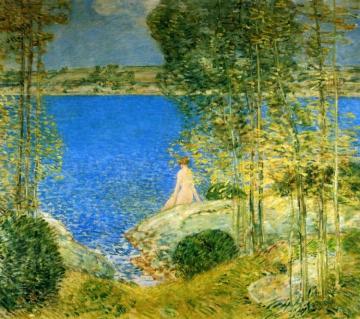 The Bather Artwork by Frederick Childe Hassam