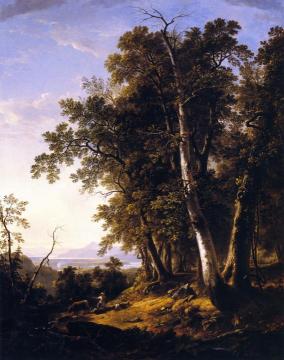 Landscape, Composition, Forenoon Artwork by Asher B. Durand