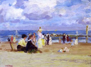 Sunday at the Beach Artwork by Edward Potthast