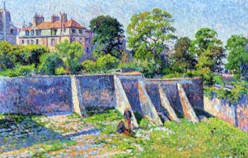 Montmartre, the Rue des Saules Artwork by Maximilien Luce