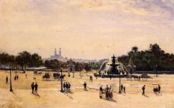 Place de la Concord Artwork by Stanislas Lepine