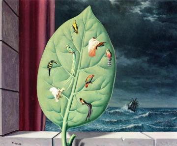 Le rendez-vous Artwork by Rene Magritte
