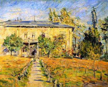 The Country House In Godramstein (west Side) Artwork by Max Slevogt