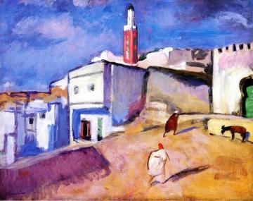 Entrance To The Kasbah In Tangiers Artwork by Charles Camoin