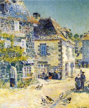 Pont-aven, Noon Day Artwork by Frederick Childe Hassam