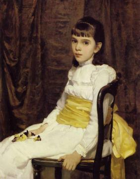 A Little Girl Artwork by Cecilia Beaux