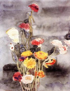 Strawflowers Artwork by Charles Demuth