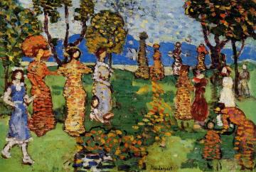 A Day in the Country Artwork by Maurice Prendergast