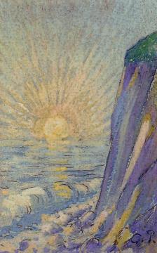 Sunrise on the Sea Artwork by Camille Pissarro